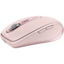Logitech USB optinė pelė, MX 3S, 910-006931, 8000 DPI, 6 mygtukai, rožinė, Bluetooth, įkraunama, tylūs paspaudimai