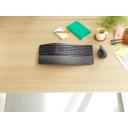 Logitech Juhtmevaba ergonoomiline klaviatuur K860 920-010352, 10m, 2xAAA, Bluetooth, QWERTY, ergonoomiline disain