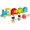Lego DUPLO 10954 Skaičių traukinys, 23 vnt., 18m+, 10 spalvotų skaičių blokelių, stumiamas traukinys, figūrėlės