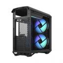Fractal Design Korpus Torrent Compact RGB TG Light tint FD-C-TOR1C-02, 18cm ventilaator, must, 4 ketta pesa, 3x2.5'' 1x3.5''