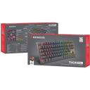 Genesis THOR 303 TKL klaviatūra NKG-1882, USB, mehāniskā, RGB, 49g, Hot Swap slēdži, N-Key Rollover, 50 miljoni klik&scaron;ķu