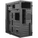 Sbox Datoru korpuss PCC-180, ATX Mid Tower, melna, 3100g, 2x5,25, 2x3,5, 2x2,5, USB 2.0 x 2, HD audio