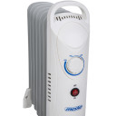 Efficient oil-filled radiator with 7 fins 700 W white with automatic power adjustment and overheat protection MS7804 Mesko