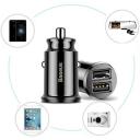 Baseus Auto Laadija, CCALL-ML01, 2xUSB, 5V, 3.1A, 15W, must, 2 laadimisporti