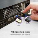 Vention DP uz HDMI kabelis 2M HADBH, 2m, 7mm, 30AWG, 1080p@60Hz, zelta kontakts, PVC apvalks