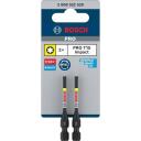 Bosch L&ouml;&ouml;ktrelli otsikud 2608522529, T15, 55mm, must, 2 tk, metall