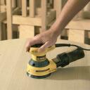 Dewalt Multi-Purpose Smil&scaron;u Papīrs 125mm 40G 8 Caurumu ROS Diski 25 Gab, Dzeltena, Saderīgs ar nejau&scaron;o orbītu, Stearāta pārklājums
