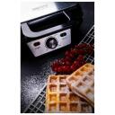 Camry | Waffle Maker | CR 3046 | 1600 W | Number of pastry 2 | Belgium | Black/Stainless Steel
