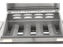 Gāzes grils AKKA 4+1, LUND, 99655, čuguna restes, 16 kW, nerūsējo&scaron;ais tērauds, 3.2 kW sānu degļi