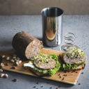 Nerūdijančio plieno presuoto kumpio gaminimo rinkinys BROWIN 313115, 1.5 kg, su priedais