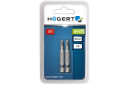 Skrūvgrieža uzgaļi PZ2, 50 mm, izturīgs S2 tērauds, 2 gab., HT1S319 HOGERT