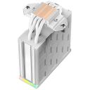 Deepcool Protsessorijahuti AK400 DIGITAL WH R-AK400-WHADMN-G, 68.99 cfm, 28 dBA, 4 soojusjuhet, PWM tugi