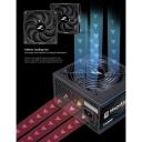 Zalman MegaMax 600W V2 ZM600-TXII, 600W, 200-240V, 50-60Hz, 5A, aktiivne PFC, 20+4 pin ATX, must
