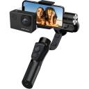 Goxtreme Gimbal 55243, 460 g, 12 h, Android, iOS, 3 asu stabilizācija, uzlādējams akumulators, 250 g