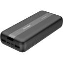 Tellur Lādētājs-akumulators PBC203 TLL158311, 20000mAh/74Wh (3.7V), Li-polimērs, 5V/2.1A, īssavienojums, pārlādē&scaron;ana, pārstrāva