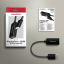 Axagon adapter RVD-HI20N DP-st HDMI, 0.15 m, 4K/60Hz, must, 1 HDMI port, 1 DisplayPort