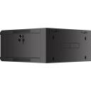 Lanberg Rack kapp 19" seinamonteeritav WFFA-5604-10B, 4U, 600mm, must, kiire kokkupanek, 3 kaabli sisendpaneeli
