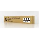Gembird Toitejaotusseade EG-PDU-014-C14, 3680W, 250V, 3x1,5mm&sup2;, 8 pesa, 10A, 3m, l&uuml;litiga, must