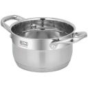 Resto Keta 92102 1.9L, Skersmuo 16 cm, Nerūdijantis plienas, Apvalios formos, 2 rankenos, Matavimo skalė, Indukcinis dugnas