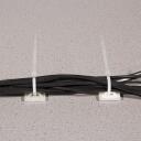 Logilink kabeli stiprinājumi KAB0043, 100 gab., PET 14g, ABS, 24x24mm, pa&scaron;līmējo&scaron;i, pārstrādājami