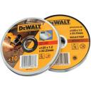 Dewalt L&otilde;ikeketas DT42340TZ-QZ, 125mm, 1.2mm, 22.23mm, 10 tk, metallkorpus, peen l&otilde;ige
