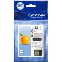 Brother Tinte katridžs LC3211VAL, 4-pack, līdz 200 lapām, melna, dzeltena, zila, purpurkrāsa