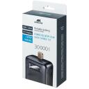 Rivacase Power Bank VA1083, 30000mAh, Li-Poly, 65W PD3.0, 1xUSB Type-A, 2xUSB Type-C, LCD ekraan, kiire laadimine