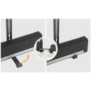 Maclean MC-914 universālais skaļruņu turētājs, 15kg, VESA 600x400mm, melns