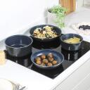 Russell Hobbs Pannu komplekts RH03319EU7, 22cm, 26cm, 16cm, 20cm, tum&scaron;i zils, alumīnijs, noņemams rokturis, keramikas nepiedego&scaron;s
