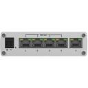 Teltonika коммутатор TSW101 5 портов 10/100/1000 PoE+ 2000 MAC адресов 10 Gbit/s IP30 9-30 V 4 PoE порта 30 W