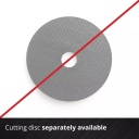 Bezvadu leņķa slīpma&scaron;īna AXXIO 18/125 Q, EINHELL, 4431151, 700 W, 18 V, bezsuku motors, ātra diska maiņa