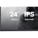 Iiyama G2441HSU-B1 LCD monitors, 60.5 cm, 1920 x 1080 px, IPS, 144 Hz, 1 ms, 2 skaļruņi, 1 HDMI, 1 DP, 2.0 USB centrmezgls