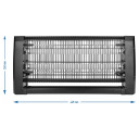 Vabzdžių gaudyklė UVA lempa, SOENS, 730213, 20W, juoda