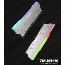 Zalman Dzesētājs ZM-MH10, 55g, Sudraba, 137x8,5x40mm, 3 kontaktu RGB, 5V, alumīnijs, ABS, saderīgs ar RAM