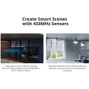 Sonoff i&scaron;manusis centras RF BridgeR2 030465, 100-240V, 64 kanalai, Wi-Fi, Google Assistant, Amazon Alexa
