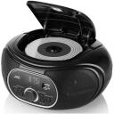 Jvc radio RD-E221B Boombox, 225mm, 245mm, 127mm, 1.4kg, USB, AUX, CD, MP3, FM 87.5-108MHz, 2x1.3W, 30 iepriek&scaron; iestatītas stacijas