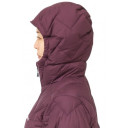 Jaka W PERMAFROST Light Down Parka, izmērs: S, Maroon, 4548801931612 Mont-Bell