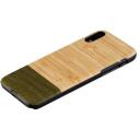 Man&Wood Tagasi kate M7643B, 6.1, Roheline, Apple iPhone XR, looduslik puit, pol&uuml;karbonaat