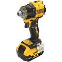 Dewalt Gręžimo vairuotojas DCD803P2T-QW, 18V, 2x5Ah, 0-450/0-1650rpm, 73Nm, 4 keičiamieji antgaliai, LED &scaron;viesa, kompakti&scaron;kas