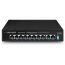 Esperanza ENS106 10-port Poe komutators, 10/100, 96W, 10 RJ-45, 8 PoE porti, 30W katram, 2 Gbit/s, CE, RoHS