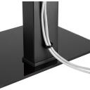 Sbox pārvietojamais grīdas statīvs FS-305-2, 37-70'', 40kg, 600x400, VESA 200x200, augstuma regulē&scaron;ana 360-550mm, melns