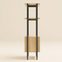 Plaukts NATE 65,5x32xH117cm, ozols 45165