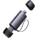 Baseus Lite seeria m&auml;lukaardi lugeja, WKQX060113, 104 MB/s, 2 TB, USB + USB-C, SD, TF, Windows, iOS, Linux, Vista