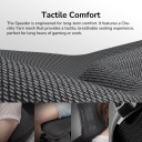 Игровое кресло с сетчатым сиденьем и спинкой 3D регулируемые подлокотники регулируемый подголовник и выдвижная подставка для ног до 120 кг Speeder Чёрный CGR-SPD-GRB COUGAR