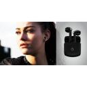 Manta Bezvadu austiņas MTWS010B, Bluetooth 5.3, 10m, 20-20000Hz, 6h, Iebūvēts mikrofons, Aktīvā trok&scaron;ņu slāpē&scaron;ana