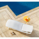 Päevitustool Pacific KETER 29195066450 197 x 75 x 40cm Valge