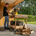 Koksnes šķēlējs 1500W, POWERPLUS, POWXG64900, Šķelšanas jauda: 3,6 tonnas, Eļļas tvertne: 2,4 L