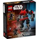 Lego LEGO ZVAIGŽŅU KARU 75411 Darth Maul Mehs, 120mm, 143 elementu, 1 minifigūra, 6+ gadiem