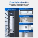 Ecovacs WINBOT Mini langų valymo robotas kompakti&scaron;kas automatinis daugiapakopis valymas apsauginė virvė baltas