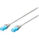 Digitus patch kaabel DK-1512-010, 1m, U/UTP, hall, RJ45, RJ45, booted